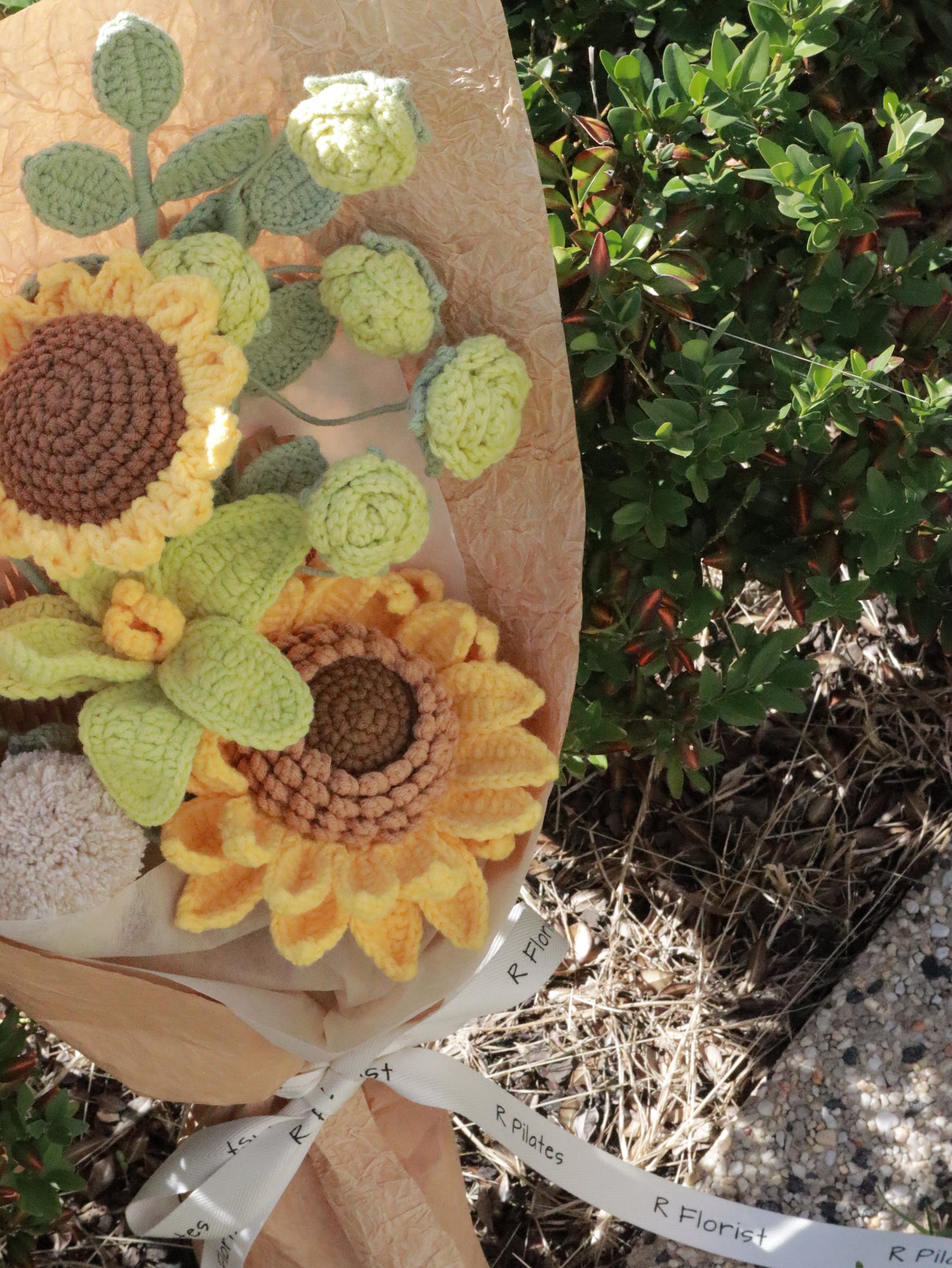 Sunflowers Crochet Bouquet| Retro Style| Graduation