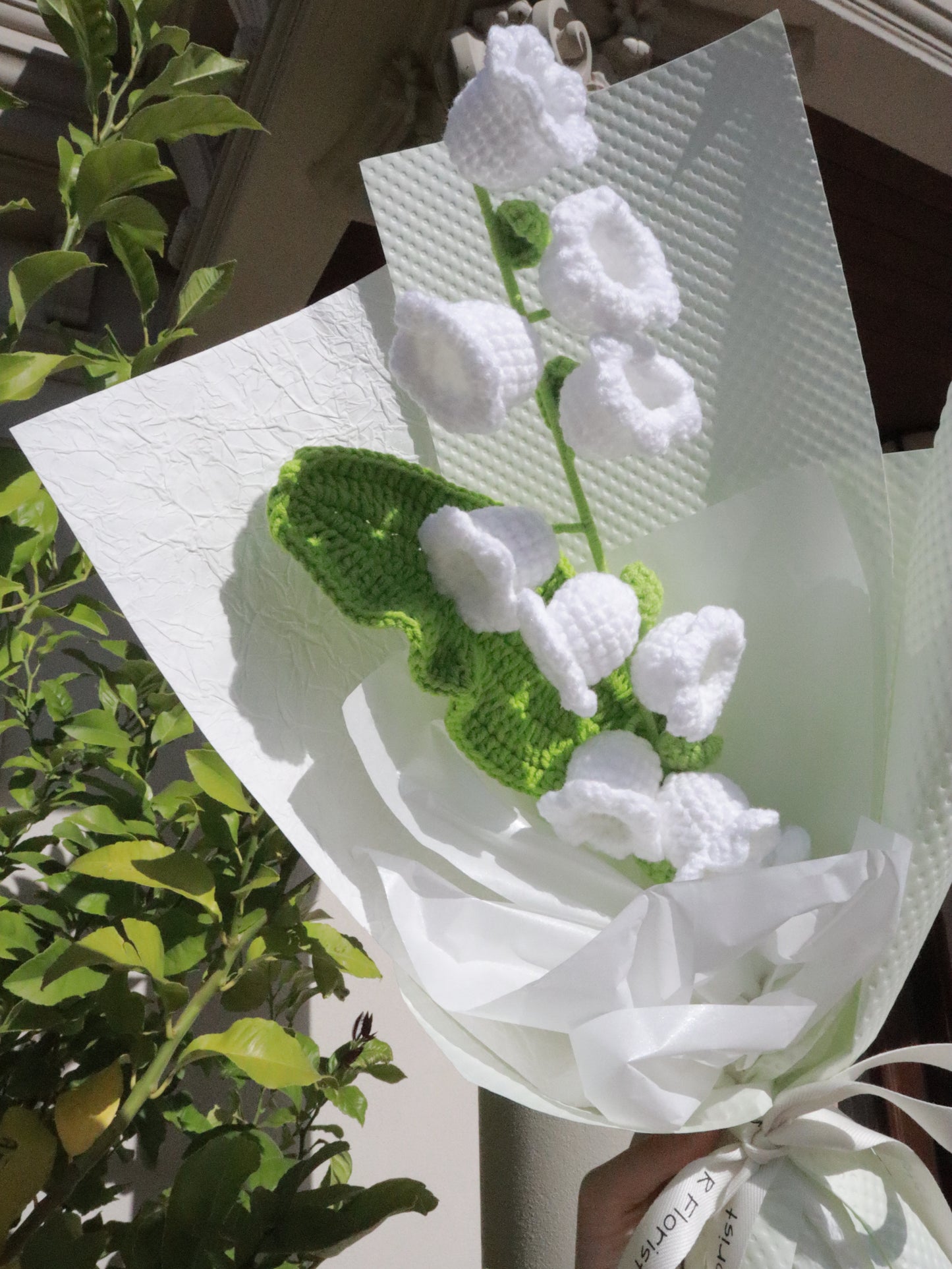 Sparkled with Night-light Crochet Bouquet| Lily of the valley|Preserved Flower